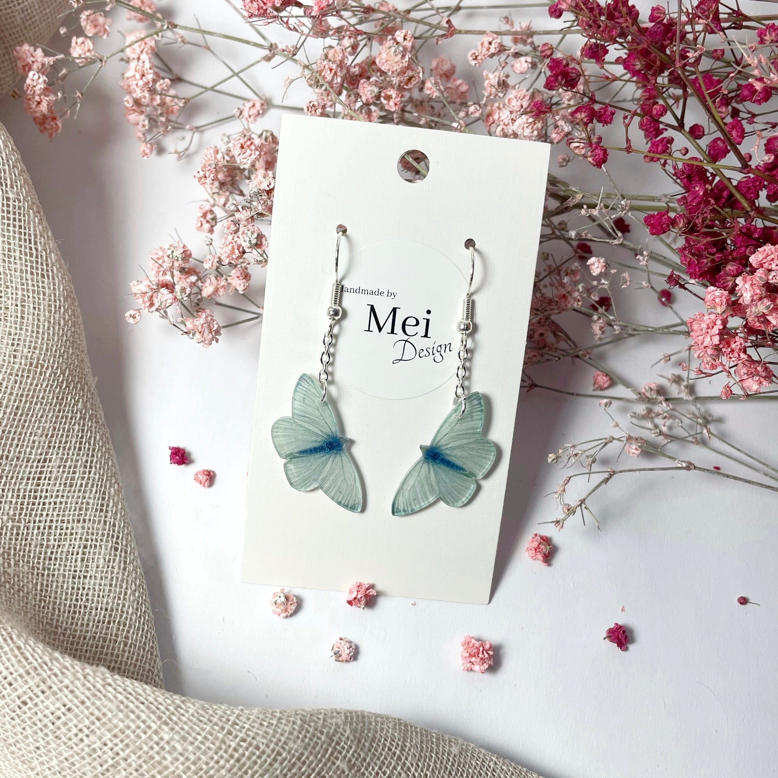 Lanttuperhonen-korvakorut