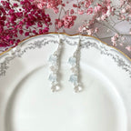 Kielo-korvakorut helmillä