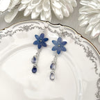 Sinivuokko-korvakorut