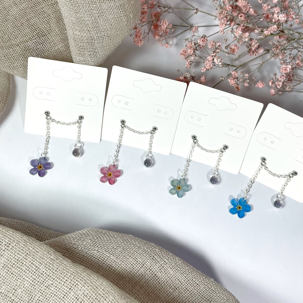 Lemmikki-korvakorut kahdelle reiälle