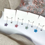 Lemmikki-korvakorut kahdelle reiälle