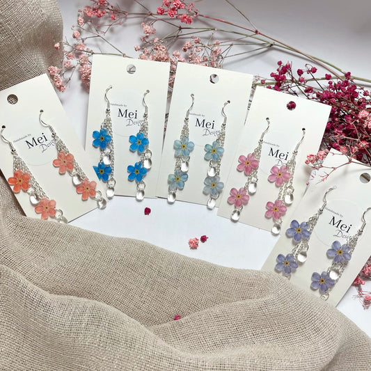 Lemmikki-korvakorut helmillä