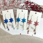 Sinivuokko-korvakorut